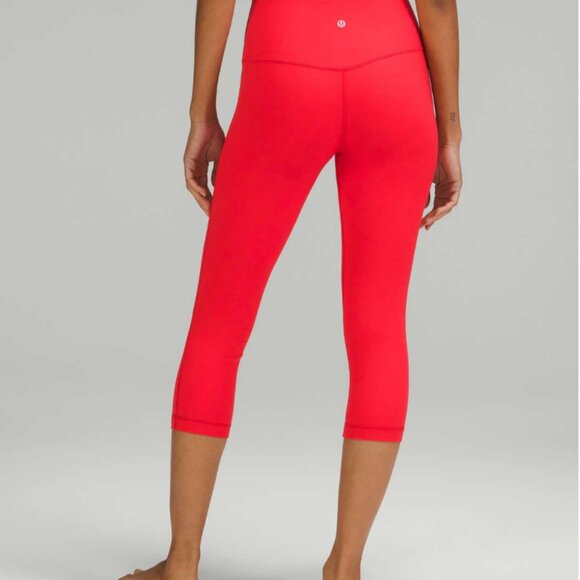 lululemon athletica Pants - NWT Align HR Crop 21" in Love Red